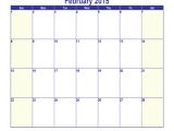 Calendar Template for February 2015 February 2015 Calendar Template Free Download