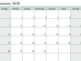 Calendar Template to Type In 2018 New Year Calendar Printable Templates Printable