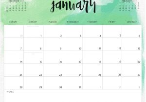 Calendar with Pictures Template January 2018 Calendar Excel Template Calendar 2018