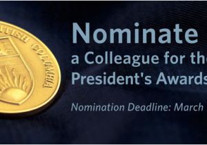 Call for Nominations Email Template President S Service Award for Excellence Ubc Human Resources