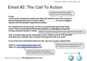 Call to Action Email Template Cold Emailing Templates for Prospecting
