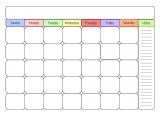 Calnedar Template Free Printable Calendar Templates Print Blank Calendars
