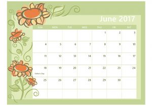 Calnedar Template June 2017 Calendar Template Weekly Calendar Template