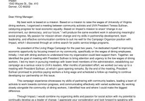 Campaign Manager Cover Letter 32 Best Sample Cover Letter Examples for Job Applicants