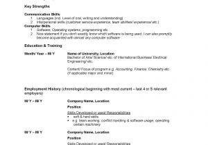 Canadian Resume Sample Canadian Resume format Doc Planner Template Free