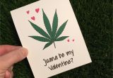 Cannabe Your Valentine Card with Joint Weed