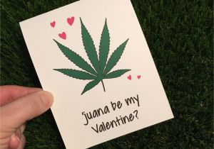 Cannabe Your Valentine Card with Joint Weed