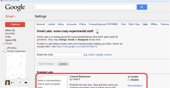 Canned Email Templates Using Canned Responses In Gmail to Create Default Email
