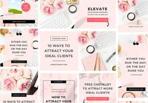 Canva Email Newsletter Template Canva social Media Templates Bluchic