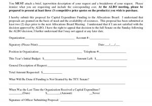 Capital Expenditure Proposal Template Best Photos Of Capital Expenditure Justification Template