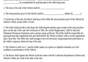Car Buying Contract Template Sample Used Car Sale Contract 7 Examples In Word Pdf