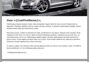 Car Dealer Email Templates Audi Branded Automotive Dealership Email Newsletter On Behance