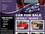 Car Dealership Flyer Templates Car Deal Flyer Contains Both Car Listing and Business