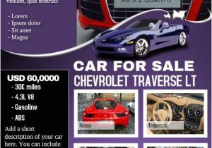Car Dealership Flyer Templates Car Deal Flyer Contains Both Car Listing and Business