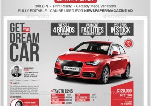 Car Dealership Flyer Templates Car Dealer Flyer Magazine Ad by Blogankids Graphicriver