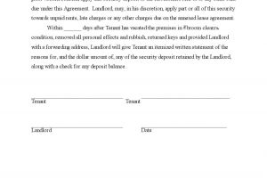 Car Deposit Contract Template Sample Printable Security Deposit Agreement form Sample