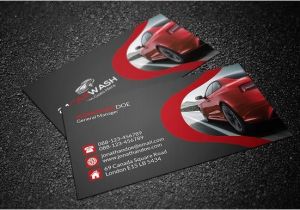 Car Detailing Business Cards Templates Car Wash Business Card Business Card Templates