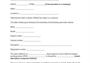 Car Sale Template Contract Sample Vehicle Sales Contract 11 Examples In Word Pdf