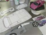 Car Template for Cake Lamborghini Diablo Se30 Car Cake Cakestories Ca