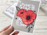 Card and Flowers Delivery Uk Papercrafting Class with Peaceful Poppies En 2020 Avec
