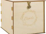 Card and Gift Holder Wedding Wooden Wedding Card Box with Security Heart Locki Rustic Wedding Envelope Box Decorative Gift Card Box Perfect for Weddings Baby Showers