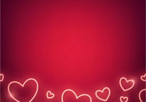 Card Background Red and Black Neon Light Heart On Red Background Free Image by Rawpixel
