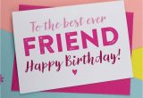 Card Birthday for Best Friend Canvas Birthday Card for Best Friend Birthday Card A