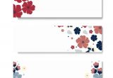 Card Border Design In HTML Flowers Border Rectangle Card Template Vector Free Image
