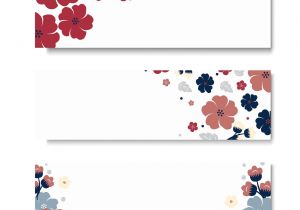 Card Border Design In HTML Flowers Border Rectangle Card Template Vector Free Image