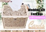 Card Box for Wedding with Lock Details About Diy Wooden Wedding Card Box with Lock Money Gift Rustic Box for Wedding Party