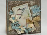 Card Boxes for Handmade Cards Brown Blue Botanical Tea Scrapbook Com Cards Handmade