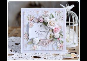 Card Clips Creative Card Builder Romantic Card Tutorial Life is A Journey Emilia