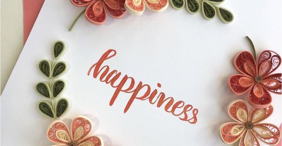 Card Decoration with Paper Flower Paper Flowers Wall Decor Quilling Wall Art Home Decor