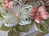 Card Decoration with Paper Flower Quilling Quillingflowers Quillingcards Quillingpaper
