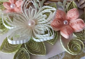 Card Decoration with Paper Flower Quilling Quillingflowers Quillingcards Quillingpaper