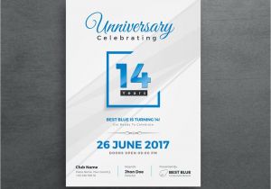 Card Design for Wedding Anniversary Artemis Stylish Anniversary Invitation Template In 2020