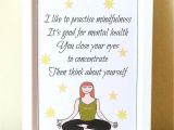 Card for Anniversary with Name Yoga Birthday Card Anniversary Funny Karma Quote Card