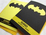 Card for Father S Day Handmade Batman Father S Day Card Dad You Re My Hero Handmade by