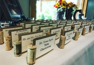 Card Holder for Wedding Reception Cork Name Card Holders are A Classy and Affordable Diy Idea