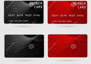 Card Holder Name In Debit Card Modern Credit Card Business Vip Card Member Card Stock