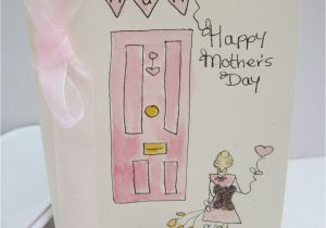 Card Ideas for Mom S Birthday Handmade Watercolour Card Mum Card Mothers Day Card Mothers Day
