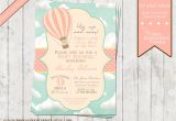 Card Invitation Hot Air Balloon Pin by Nicole Abapo On Baby Shower Ideas Baby Shower