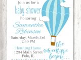 Card Invitation Hot Air Balloon so Cute for A Baby Boy S Hot Air Balloon Baby Shower I Love