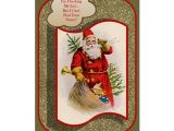 Card is In My Name I M Checking My List Vintage Christmas Card Zazzle Com