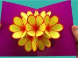 Card Ka Flower Banana Sikhaye Pop Up Card Flower Mother S Day Crafts Tutorial Pop Up Card Mother S Day