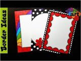 Card Ka Flower Kaise Banaye Border Designs D Youtube Colorful Borders Design