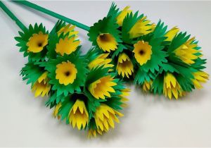 Card Ka Flower Kaise Banaye How to Make Cute Paper Stick Flower Diy Decoration Stick