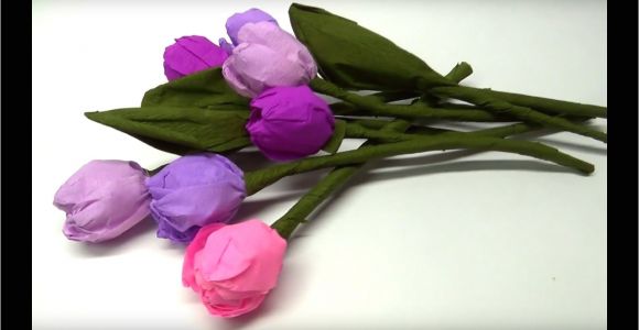 Card Ke Flower Banana Sikhaye Diy Crafts How to Make Beautiful Paper Tulip Flowers Easy Paper Crafts Diy Beauty and Easy