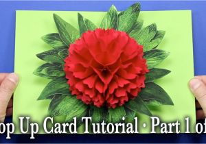 Card Ke Flower Kaise Banaye Flower Pop Up Card Tutorial Part 1 Of 3