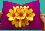 Card Ke Flower Kaise Banaye Pop Up Card Flower Mother S Day Crafts Tutorial Pop Up Card Mother S Day